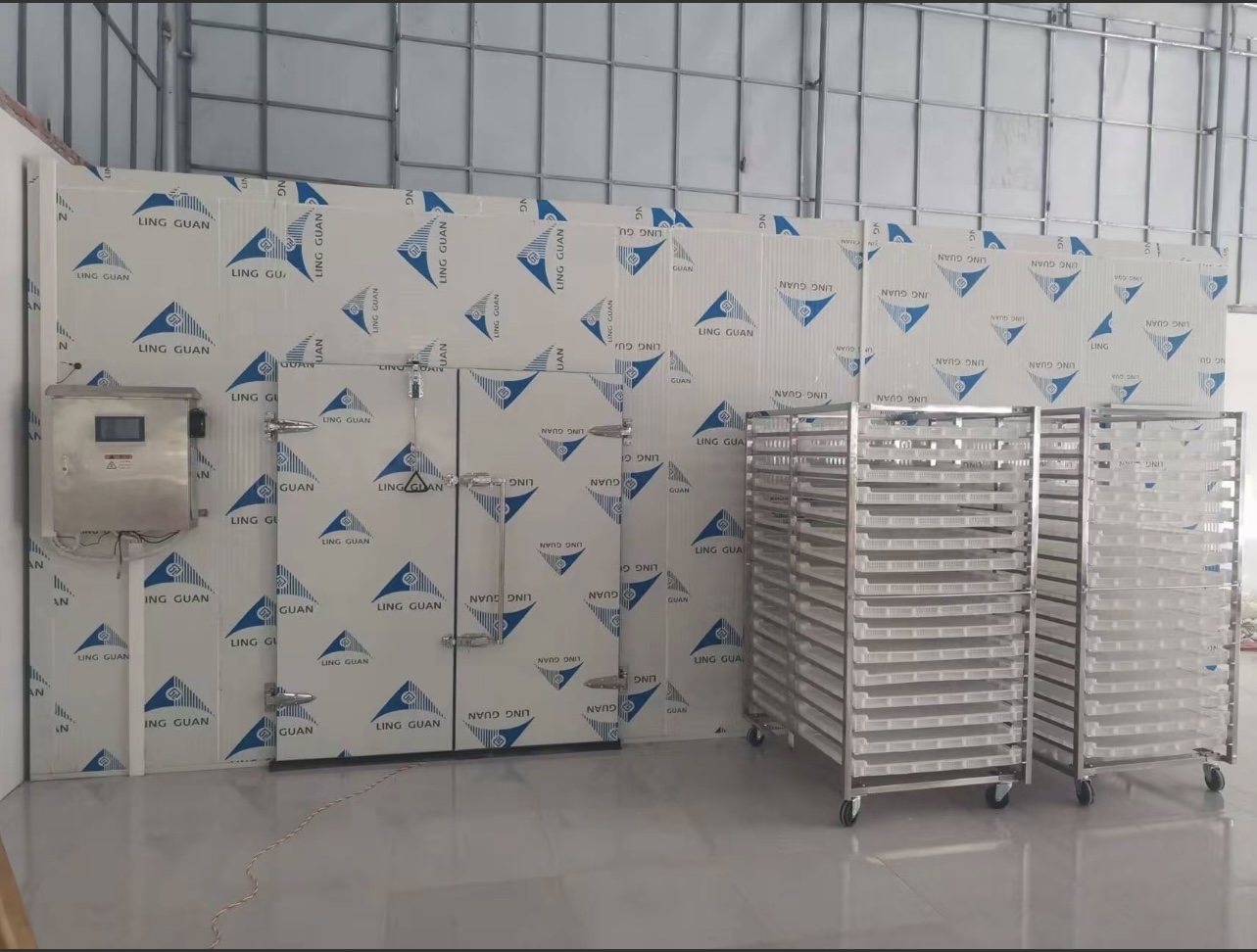 如何用热泵烘干霸王花？