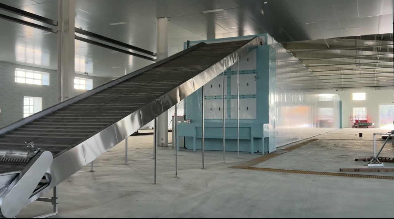 帝烨能源出品：1100 匹热泵网带式烘干设备，品质之选