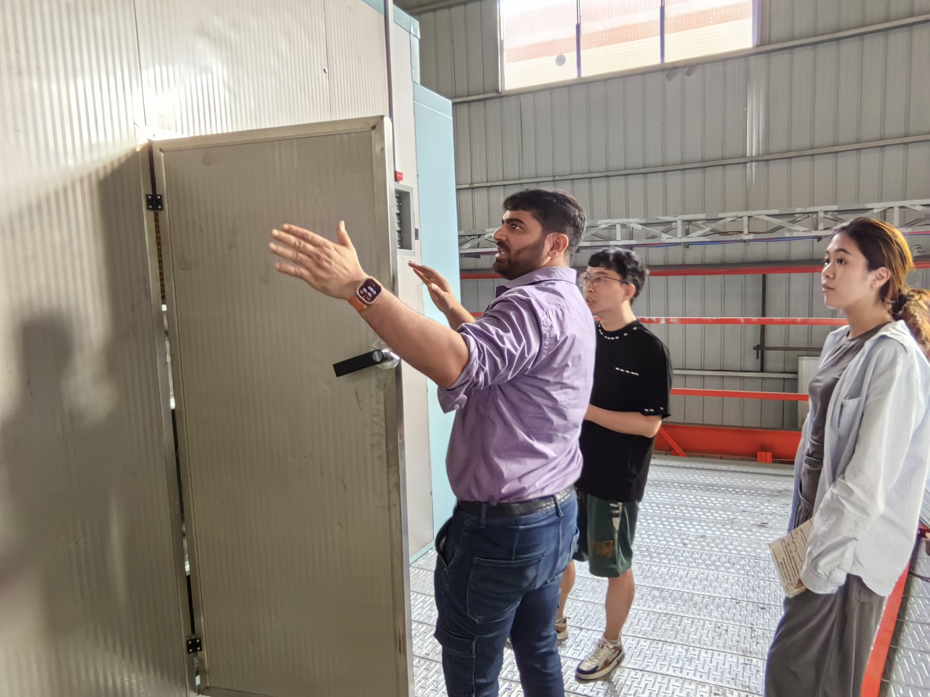 国外客户莅临考察，深度解锁帝烨烘干设备核心实力